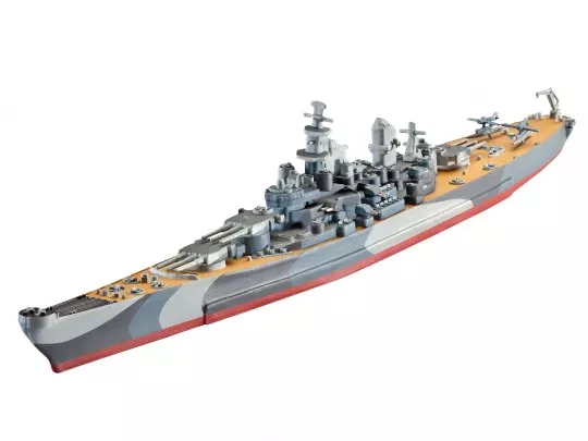 Revell - modell szett Battleship U-S-S- Missuri WWII makett
